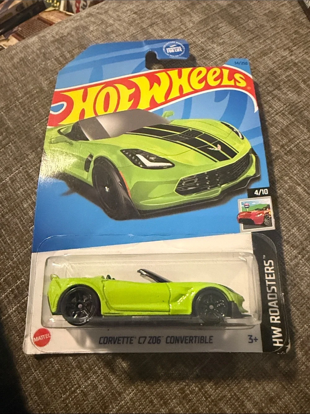 Hot Wheels Corvette C7 Z06 Convertible HW Roadsters 54/250
